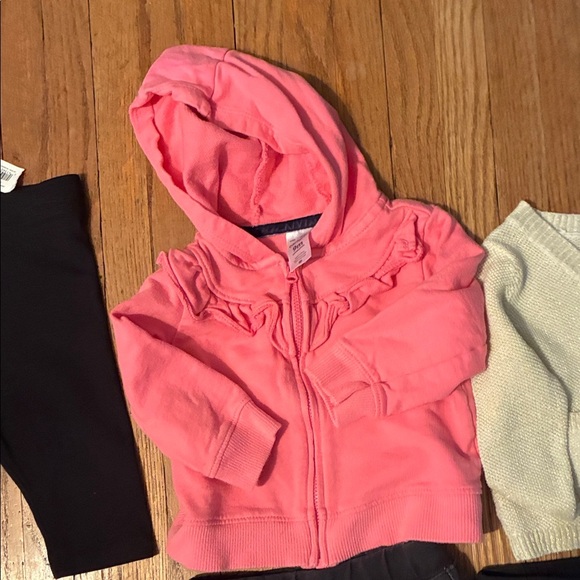 Assorted Baby Clothing Set Size 6-12 Month - Pink, Black, White, Floral - Picture 3 of 16